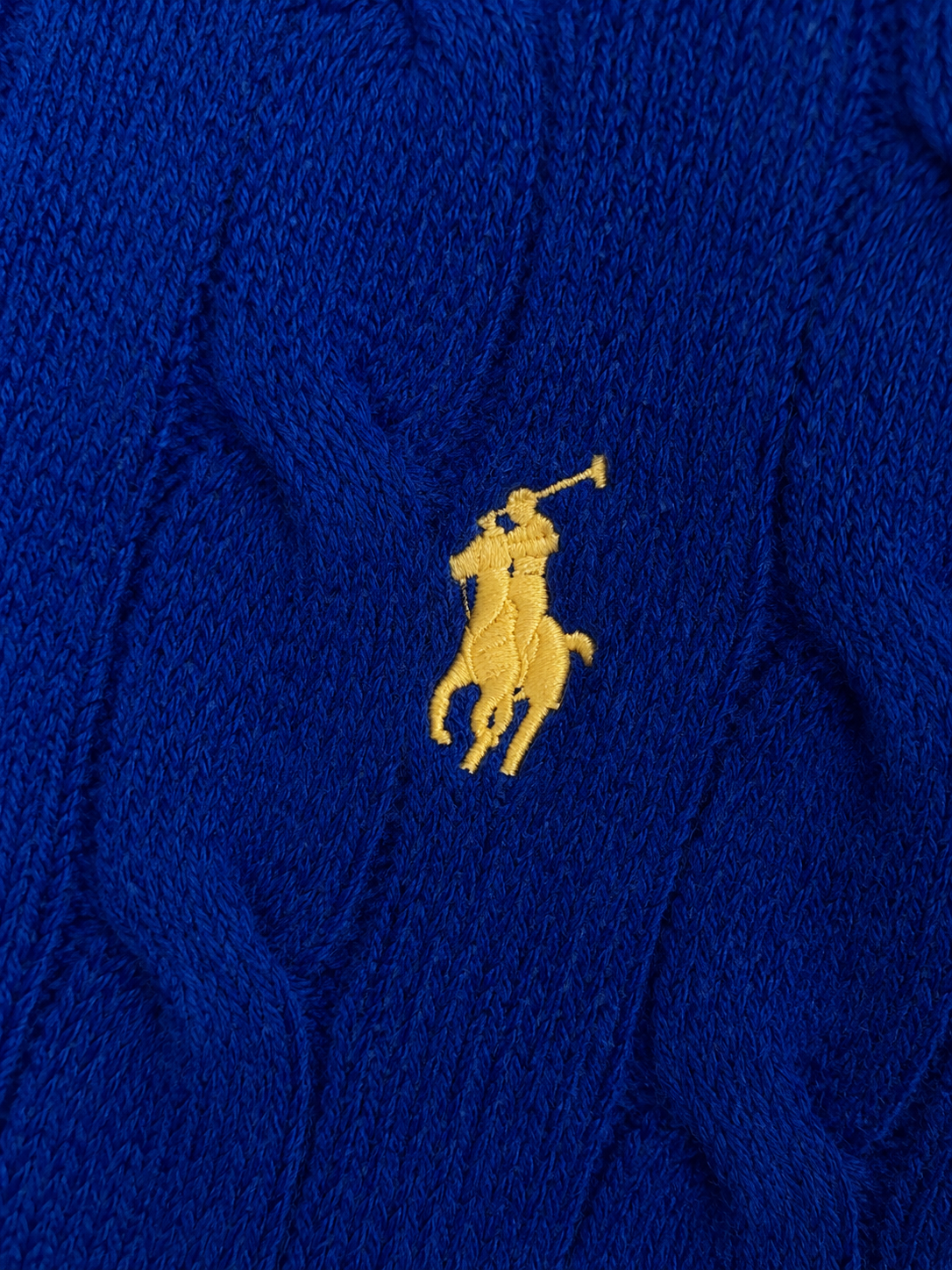 Polo Ralph Lauren Cable Knit V-Neck Sweater