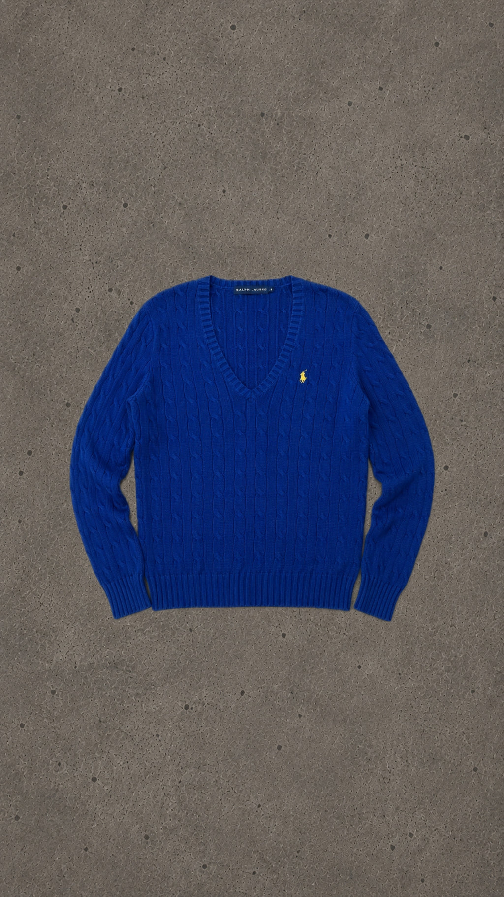 Polo Ralph Lauren Cable Knit V-Neck Sweater